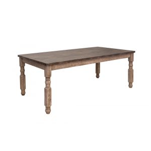 IFD - Natural Stone - Turned Legs Dining Table - IFD4091TBL