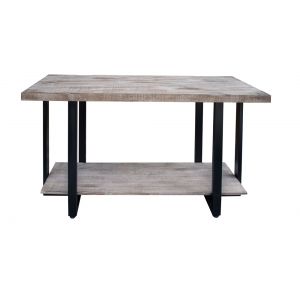 IFD - Old Wood Sofa Table w/ Iron Base - IFD9871SOF