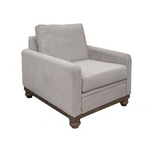 IFD - Pueblo Gray - Wooden Frame & Base, Armchair - IUP340-ACH-161