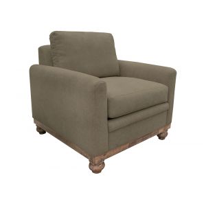 IFD - Pueblo Gray - Wooden Frame & Base, Armchair - IUP340-ACH-152