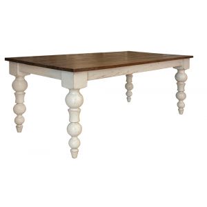 IFD - Rock Valley Dining Table w/ Turned Legs - IFD1921TBL