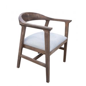 IFD - Sahara Solid Wood Chair w/Uph. Seat - IFD2951CHRBN
