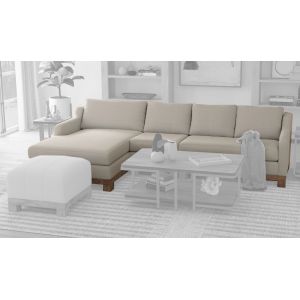 IFD - Samba - Sectional With Armless Chair, Sectional Left Chaise & Right-Arm Loveseat - IUP298-ALC-131_IUP298-CSE-LF-131_IUP298-LOV-RT-131