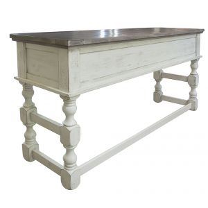 IFD - Stone Counter Height Sofa/Console Table - IFD4691SBT