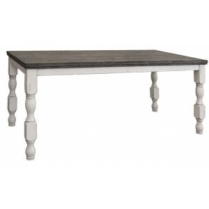 IFD - Stone Counter Table w/ Turned Legs - IFD4681CNT