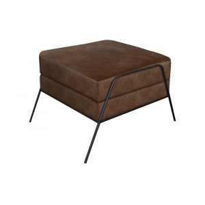 IFD - Tyne - Wooden Frame & Metal Base, Footstool Ottoman - IUP331-OTT-212