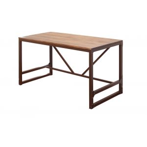 IFD - Urban Gold Desk w/Wood Top & Iron Base - IFD560DESK