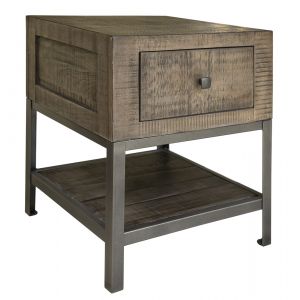 IFD - Urban Gray 1 Drawer End Table - IFD5631END