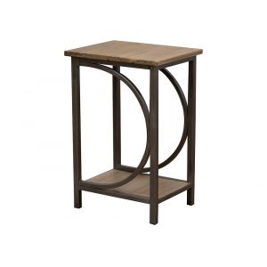 IFD - Zandria - Metal Frame Chairside Table - IFD8911CST