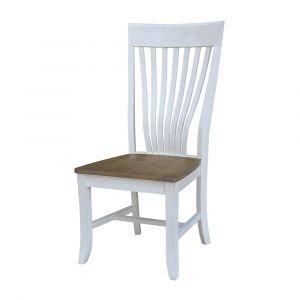 International Concepts - Amanda Chair in Sesame/Chalk Finish (Set of 2) - CI76-58P