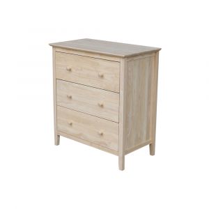 International Concepts - Chest with 3 Drawers - BD-8003