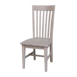 International Concepts - Cosmo Mission Chair - Washed Finish (Set of 2) in Washed Gray Taupe Finish (Set of 2) - C09-465P
