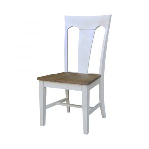 International Concepts - Elle Chair in Sesame/Chalk Finish (Set of 2) - CI76-68P