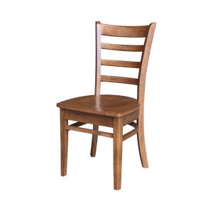 International Concepts - Emily Side Chair in Distressed Oak Finish (Set of 2) - C42-617P