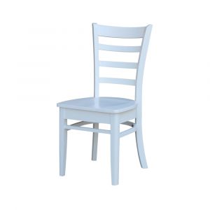 International Concepts - Emily Side Chair in White Finish (Set of 2) - C08-617P