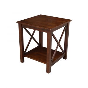 International Concepts - Hampton End Table in Espresso Finish - OT581-70E