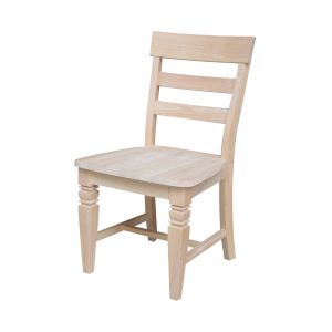 International Concepts - Java Chair with Solid Wood Seat (Set of 2) - C-19P