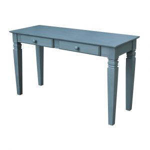International Concepts - Java Console Table with 2 Drawers in Ocean Blue - Antique Rubbed Finish - OT32-60S2