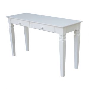 International Concepts - Java Console Table with 2 Drawers in White Finish - OT08-60S2