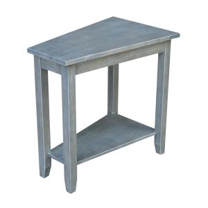 International Concepts - Keystone Accent Table in Heather Grey-Antique Washed Finish - OT105-45