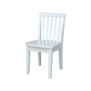 International Concepts - Mission Juvenile Chair in White Finish (Set of 2) - CC08-263P