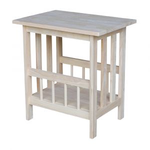 International Concepts - Mission Magazine End Table  - 9836