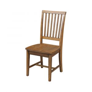 International Concepts - Mission Side Chair in Pecan Finish (Set of 2) - C59-265P