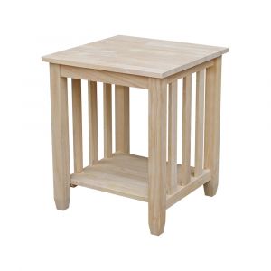 International Concepts - Mission Tall End Table  - BJ6TE