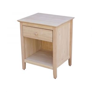 International Concepts - Nightstand with 1 Drawer - BD-8001