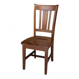 International Concepts - San Remo Splatback Chair in Espresso Finish (Set of 2) - C581-10P
