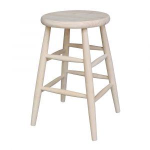 International Concepts - Scooped Seat Stool - 24