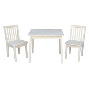 International Concepts (Set of 3 Pcs) - Table with 2 Mission Juvenile Chairs - K-JT-2026-263P