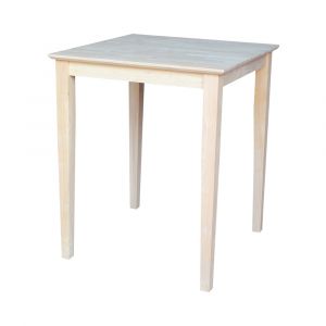 International Concepts - Solid Wood Top Table - Shaker Legs - K-3030-36S