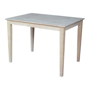 International Concepts - Solid Wood Top Table - Shaker Legs - K-3042-30S