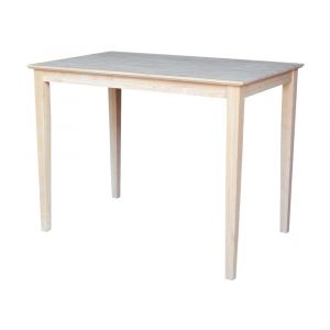 International Concepts - Solid Wood Top Table - Shaker Legs - K-3048-36S