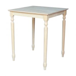 International Concepts - Solid Wood Top Table - Turned Legs - K-3030-336T