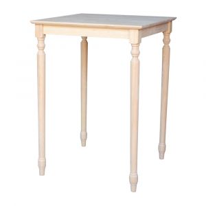 International Concepts - Solid Wood Top Table - Turned Legs - K-3030-342T