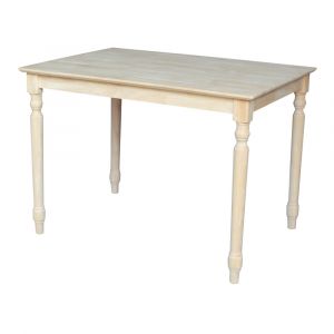 International Concepts - Solid Wood Top Table - Turned Legs - K-3042-330T