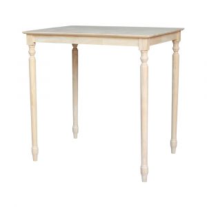 International Concepts - Solid Wood Top Table - Turned Legs - K-3042-342T