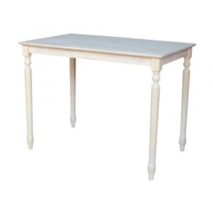 International Concepts - Solid Wood Top Table - Turned Legs - K-3048-336T