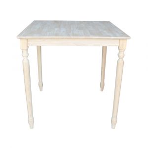 International Concepts - Solid Wood Top Table - Turned Legs - K-3636-336T