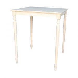 International Concepts - Solid Wood Top Table - Turned Legs - K-3636-342T