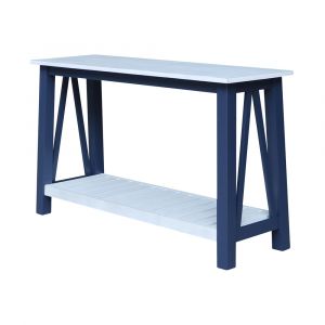 International Concepts - Surrey Console/Sofa Table in Blue/Antiqued Chalk Finish - OT62-16S