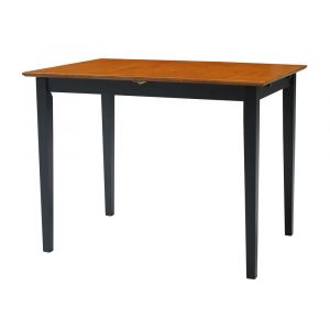 International Concepts - Table with Butterfly Extension - Counter Height in Black / Cherry Finish - K57-T32X-36S
