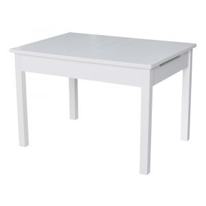International Concepts - Table with Lift Up Top For Storage in White Finish - JT08-2532L