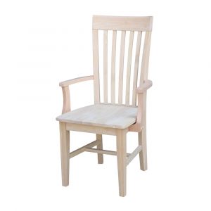 International Concepts - Tall Mission Chair with Arms - C-465A