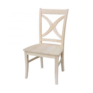 International Concepts - Vineyard Curved X Back Chair (Set of 2) - C-14P