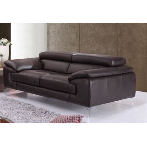J&M Furniture - A973 Italian Leather Loveseat in Coffee - 179061111-L