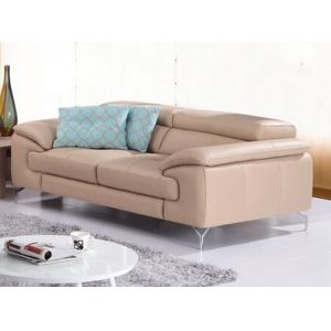 J&M Furniture - A973 Italian Leather Loveseat in Peanut - 179061113-L