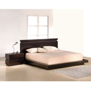 J&M Furniture - Knotch King Bed and Nightstand